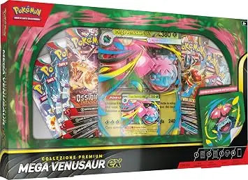 Pokémon TCG – Mega Venusaur ex Premium Collection (8 Buste) ITA