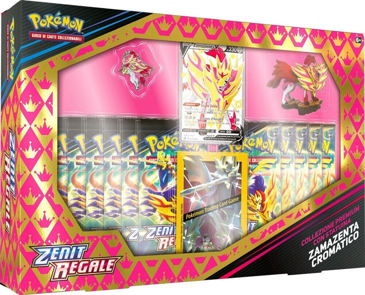 Pokémon TCG – Zenit Regale Zamazenta Cromatico Premium Collection (11 Buste) ITA