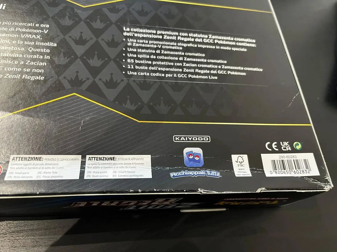 Pokémon TCG – Zenit Regale Zamazenta Cromatico Premium Collection (11 Buste) ITA
