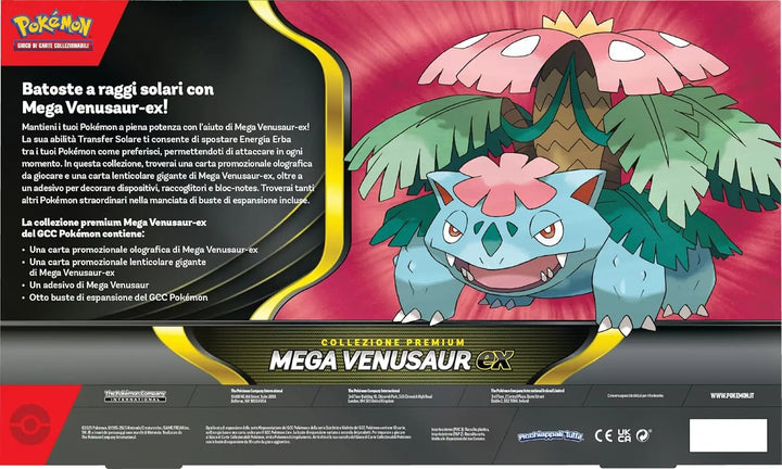 Pokémon TCG – Mega Venusaur ex Premium Collection (8 Buste) ITA