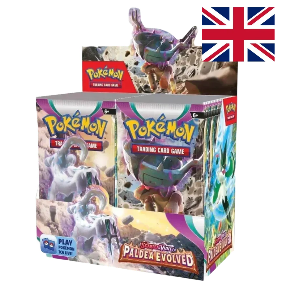 Pokémon TCG – Scarlet &amp; Violet: Paldea Evolved | Booster Box 36 Buste (ENG)